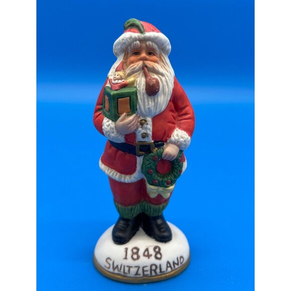 Limited Edition Porcelain Antique Santa Collectible Figurine 1848 Switzerland - Picture 3 of 7